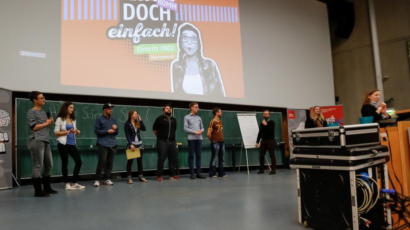 Die Science Slammer des 4. Vorentscheids in Göttingen