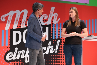 Jekaterina mit Ranga Yogeshwar